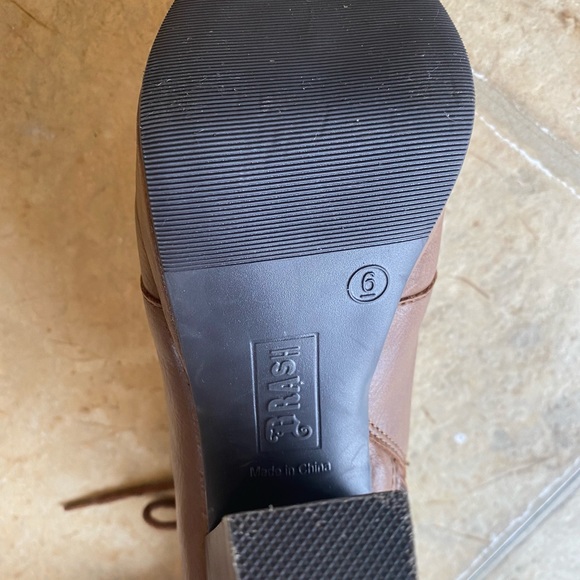 Brown Booties with Laces. - Picture 3 of 3